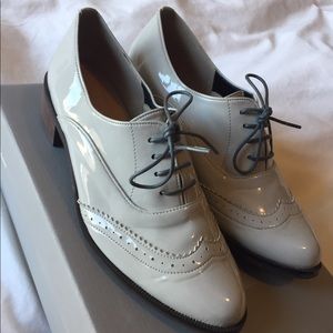 Japanese Feminine, Heeled Oxfords